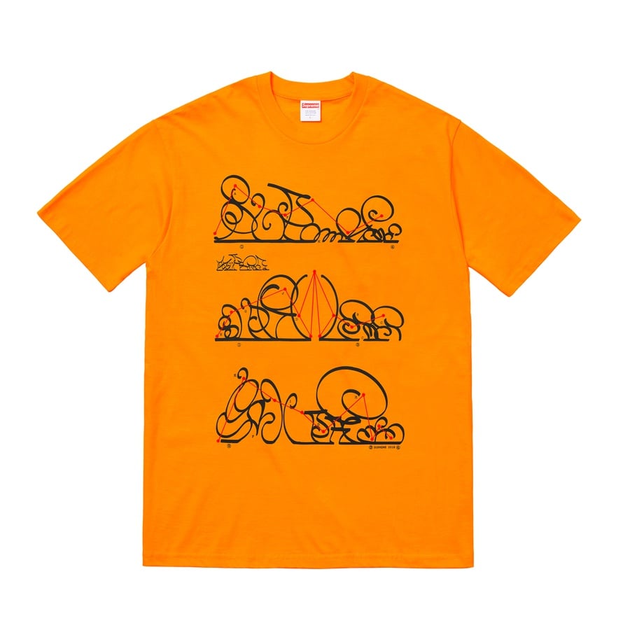 Supreme System Tee for fall winter 18 season