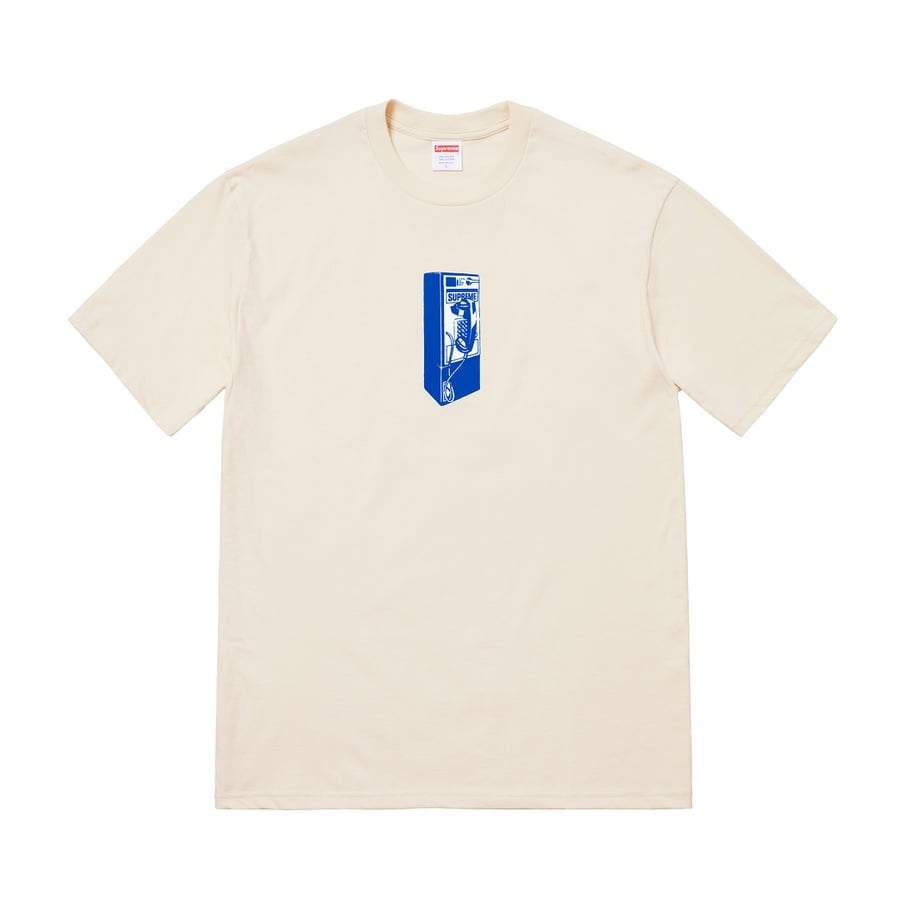 Supreme Payphone Tee releasing on Week 5 for fall winter 2018
