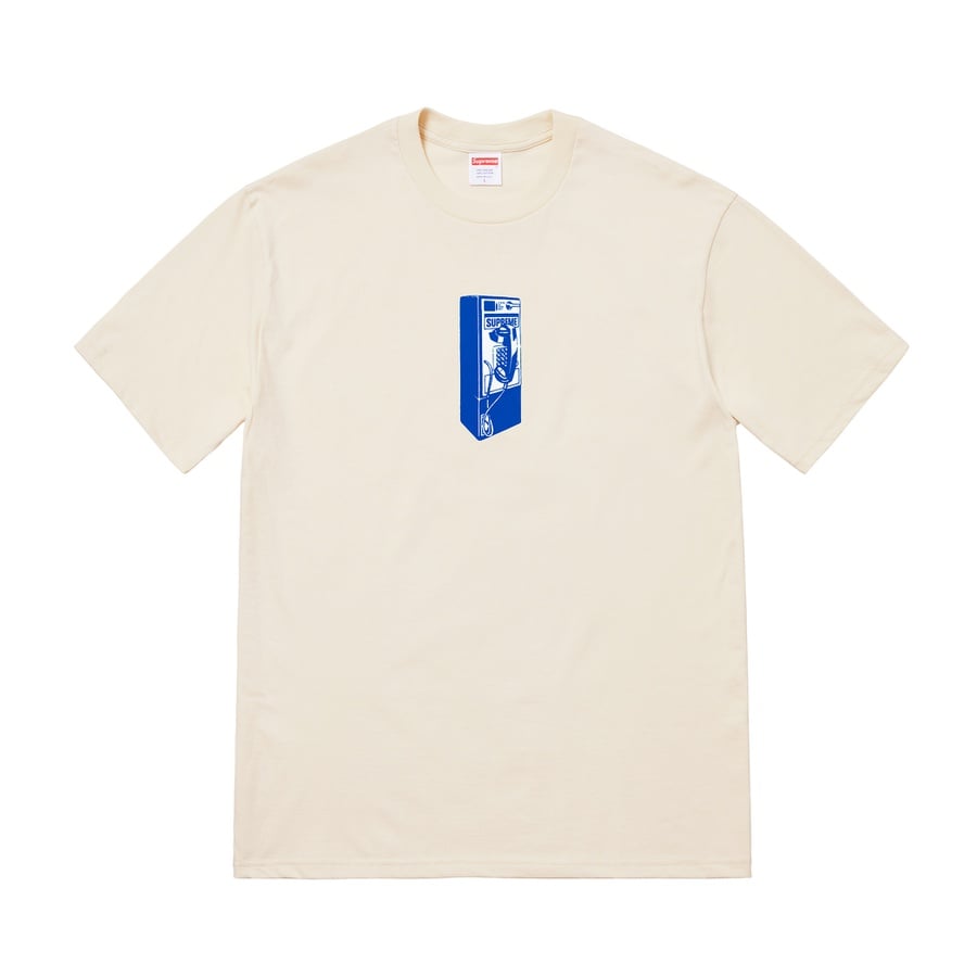 Supreme Payphone Tee for fall winter 18 season