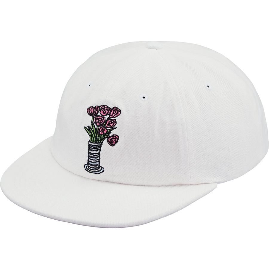 Details on Flowers 6-Panel White from fall winter
                                                    2018 (Price is $48)