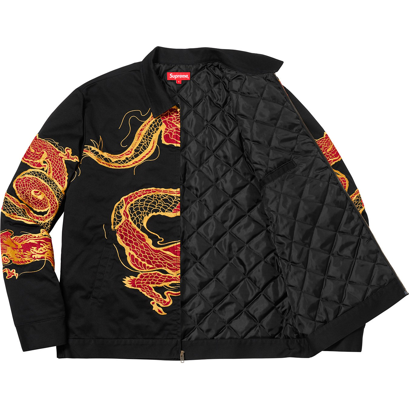 Details Supreme Dragon Work Jacket - Supreme Community