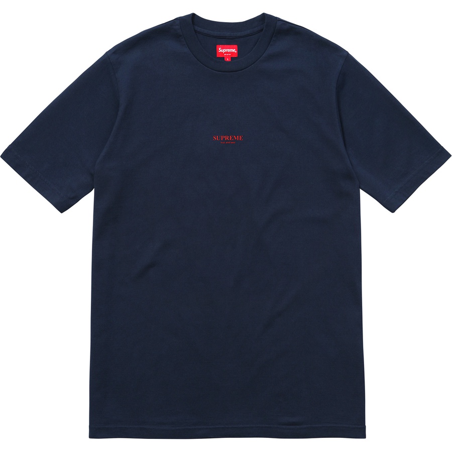 Details on First & Best Tee Navy from fall winter 2018 (Price is $60)