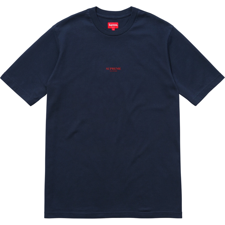 Details on First & Best Tee Navy from fall winter
                                                    2018 (Price is $60)