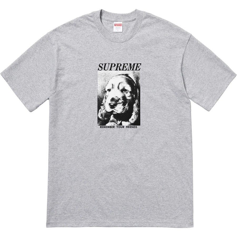 Details on Remember Tee Heather Grey from fall winter
                                                    2018 (Price is $36)