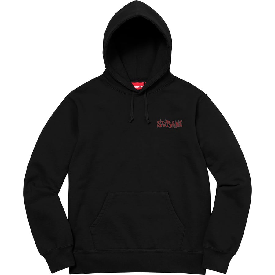 Details on Portrait Hooded Sweatshirt Black from fall winter
                                                    2018 (Price is $158)