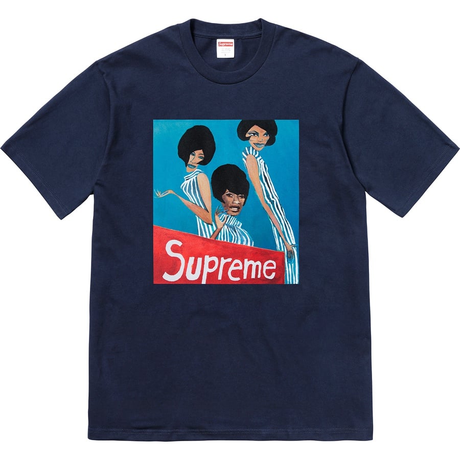 Supreme Group Tee (FW18) - Navy - $36