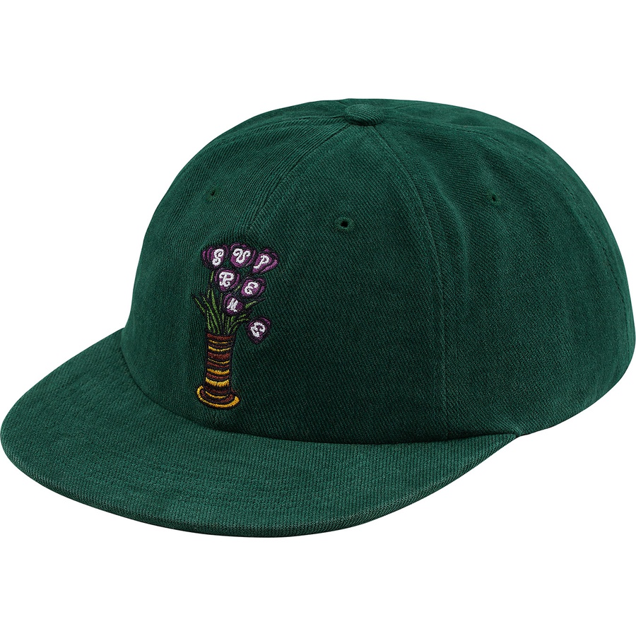 Details on Flowers 6-Panel Dark Green from fall winter 2018 (Price is $48)