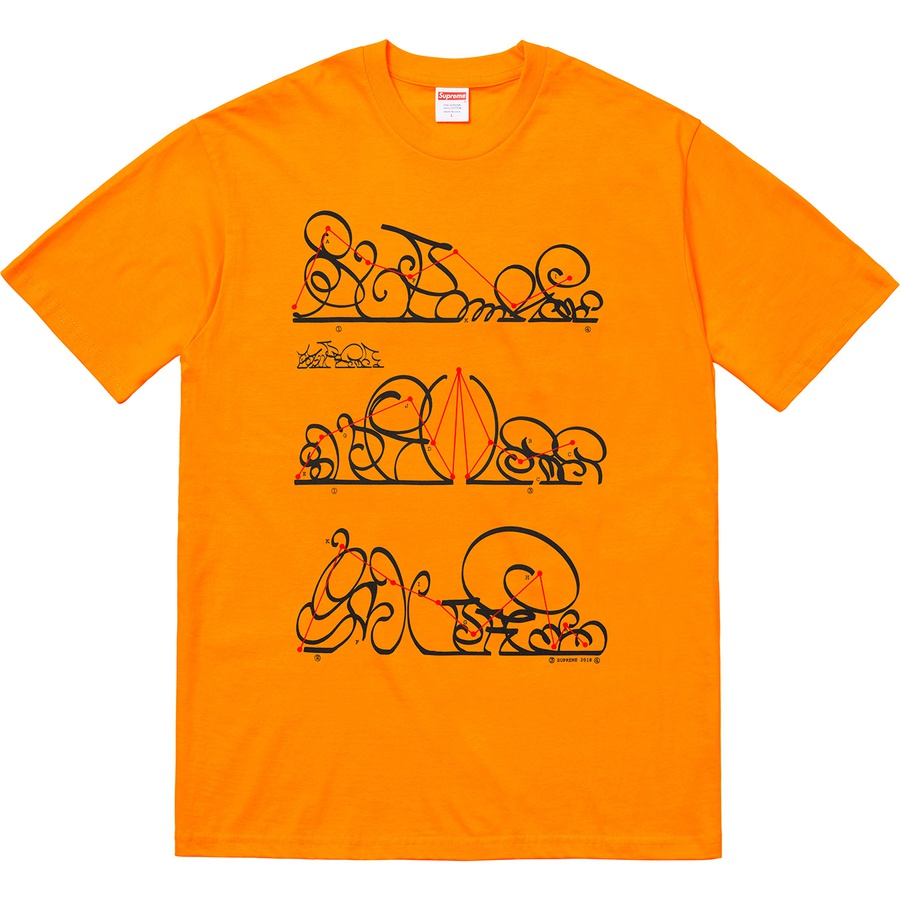 Details on System Tee Bright Orange from fall winter
                                                    2018 (Price is $36)