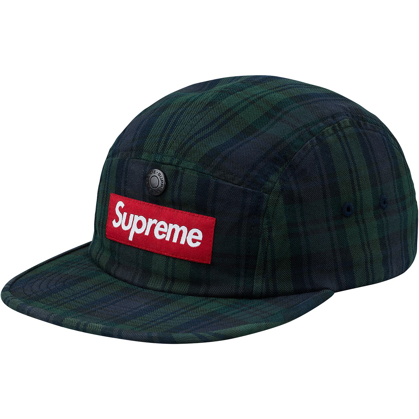 [Supreme]　Snap Button Pocket Camp Cap　モス