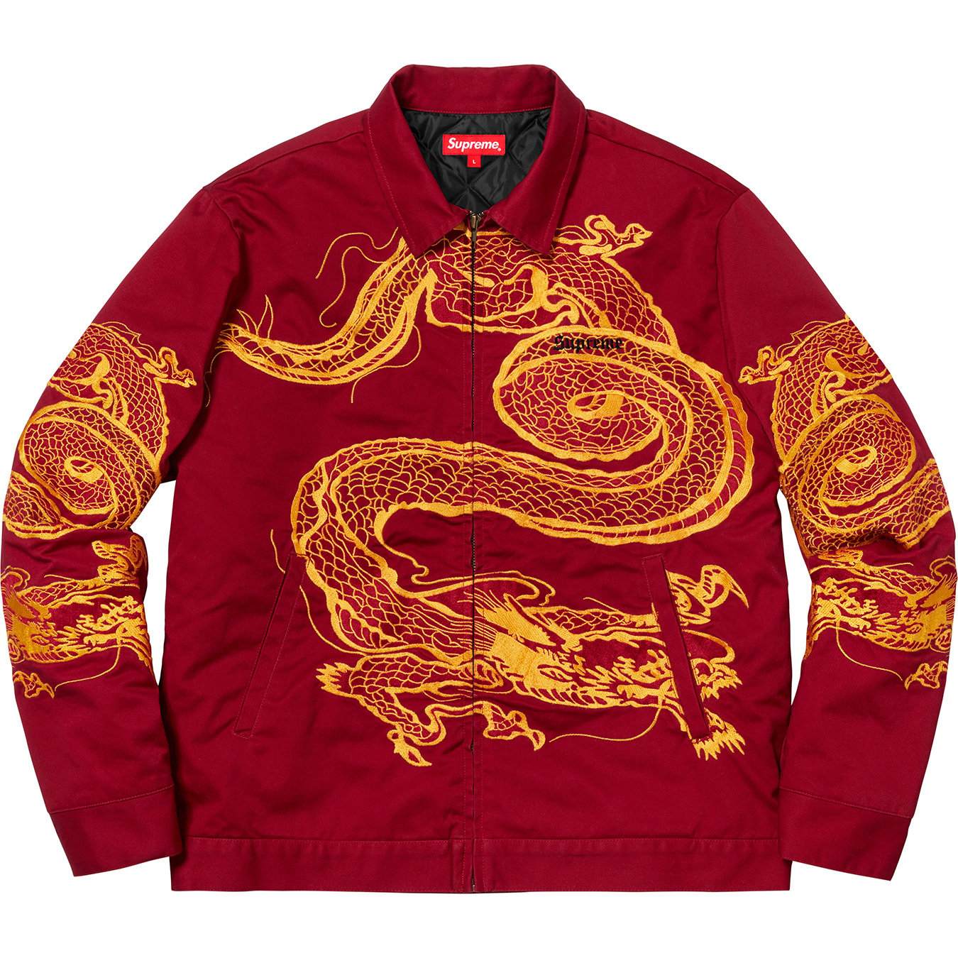 supreme dragon work jacket M