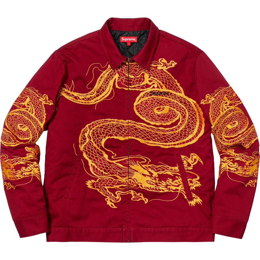 Details Supreme Dragon Work Jacket - Supreme Community