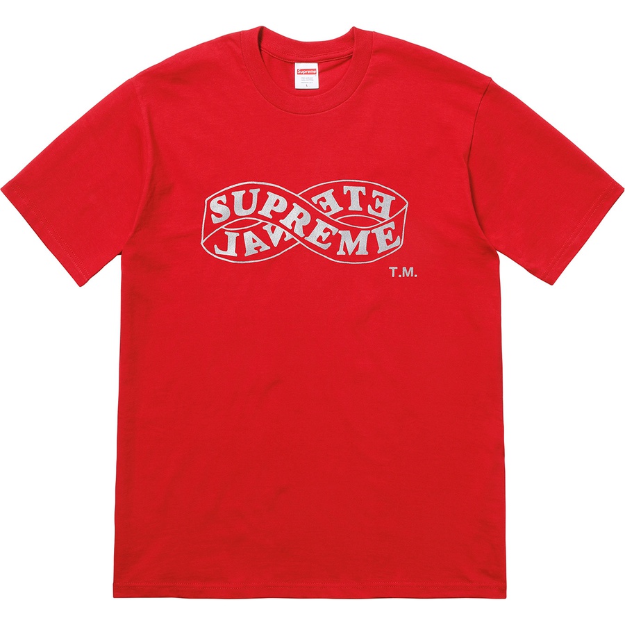 Details on Eternal Tee Red from fall winter
                                                    2018 (Price is $36)