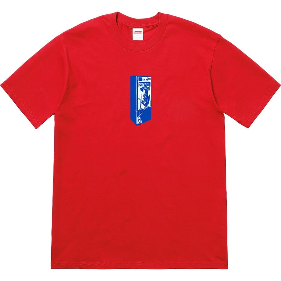 Details on Payphone Tee Red from fall winter
                                                    2018 (Price is $36)
