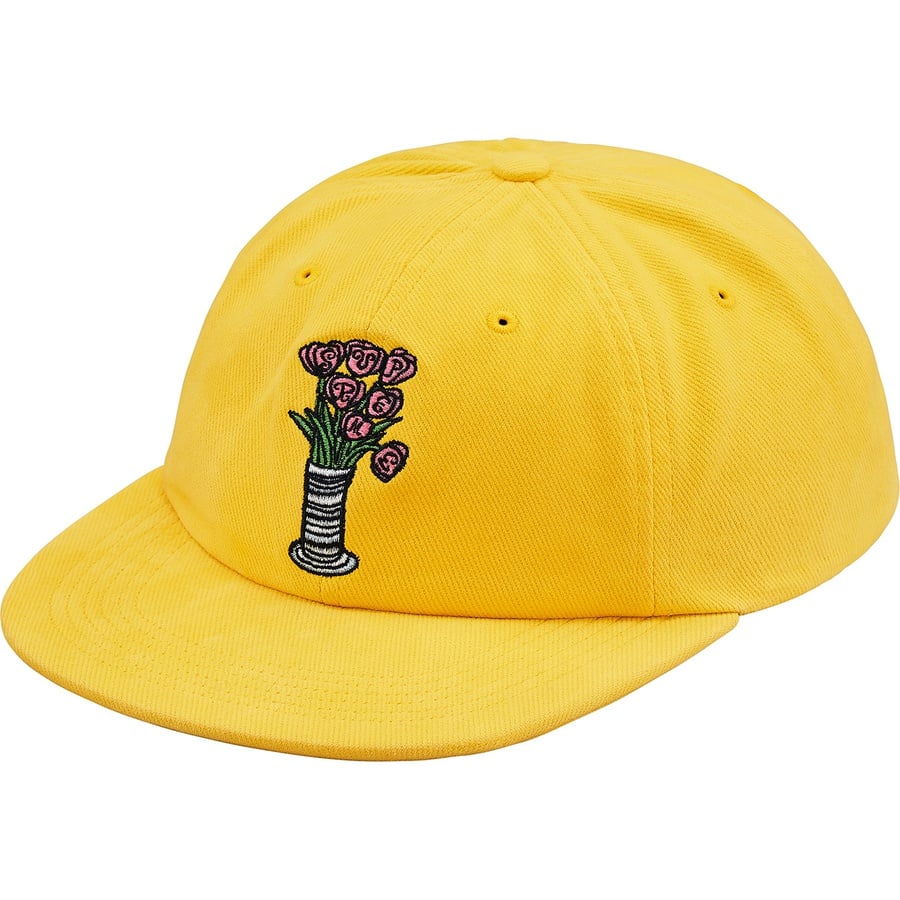 Details on Flowers 6-Panel Yellow from fall winter
                                                    2018 (Price is $48)