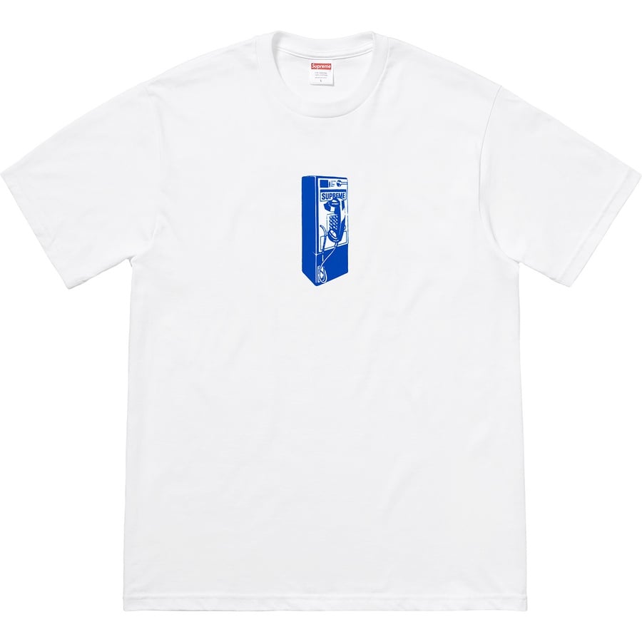 Details on Payphone Tee White from fall winter 2018 (Price is $36)