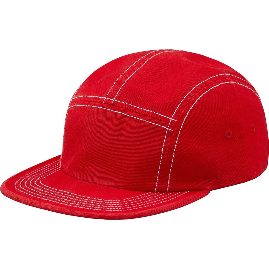 Details on Fitted Rear Patch Camp Cap Red from fall winter
                                                    2018 (Price is $48)