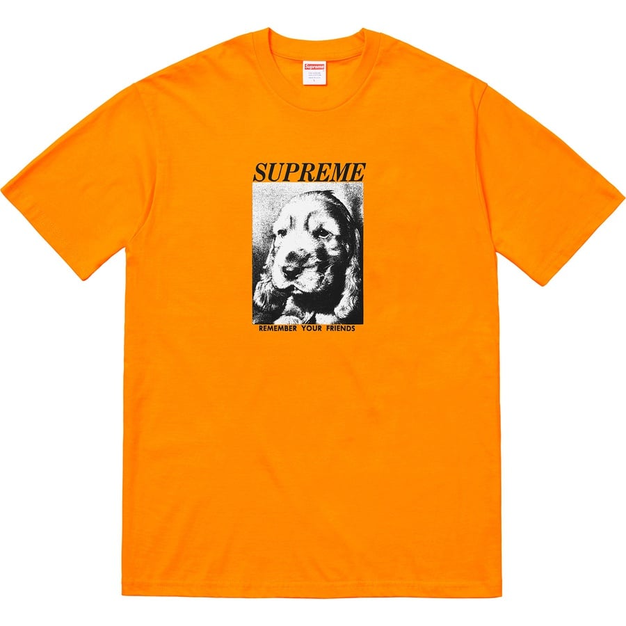Details on Remember Tee Bright Orange from fall winter
                                                    2018 (Price is $36)