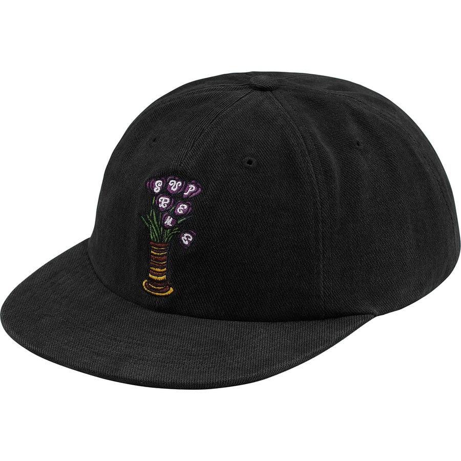 Details on Flowers 6-Panel Black from fall winter
                                                    2018 (Price is $48)