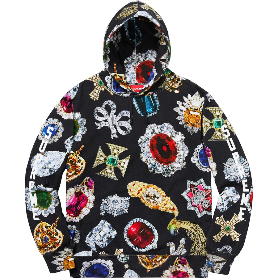 Details on Jewels Hooded Sweatshirt Black from fall winter
                                                    2018 (Price is $178)