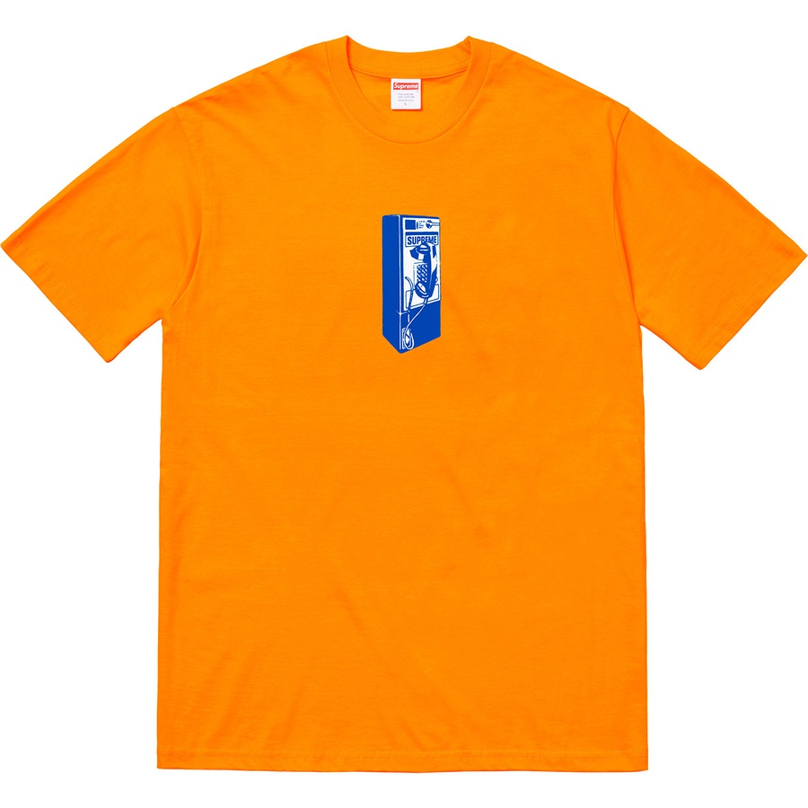 Details on Payphone Tee Bright Orange from fall winter 2018 (Price is $36)