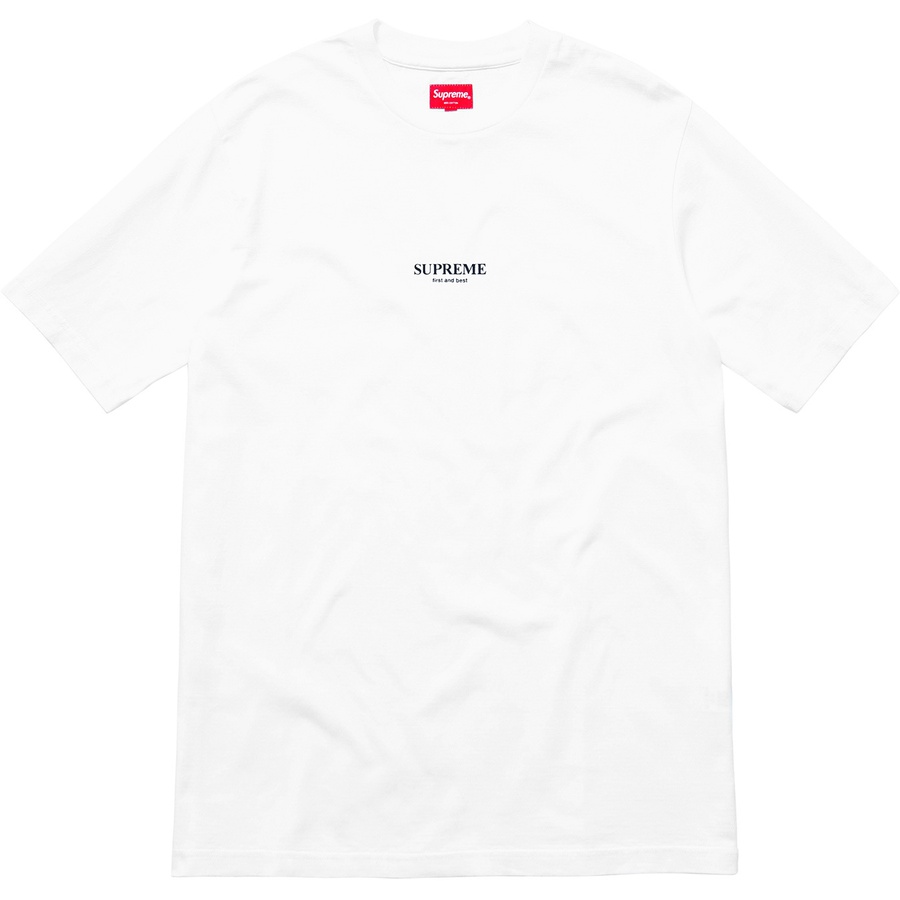Details on First & Best Tee White from fall winter 2018 (Price is $60)