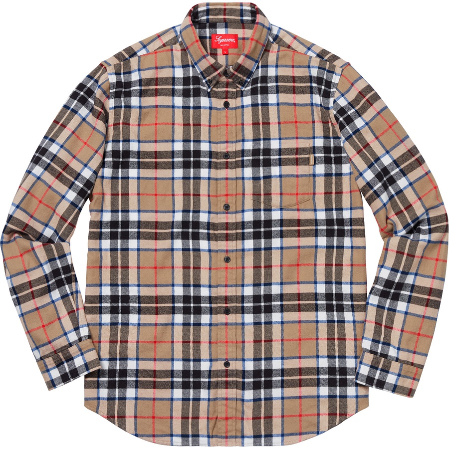 Details on Tartan L S Flannel Shirt Tan from fall winter
                                                    2018 (Price is $128)