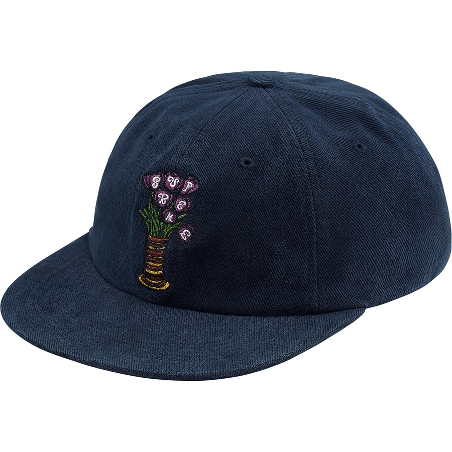 Details on Flowers 6-Panel Navy from fall winter
                                                    2018 (Price is $48)