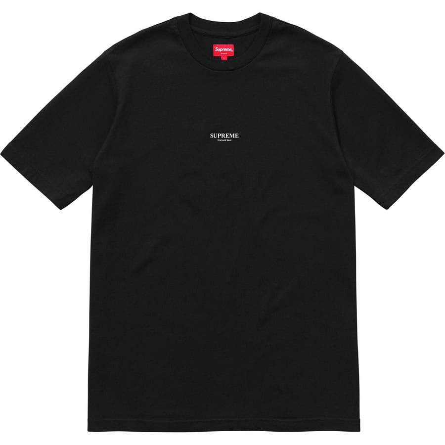 Details on First & Best Tee Black from fall winter 2018 (Price is $60)