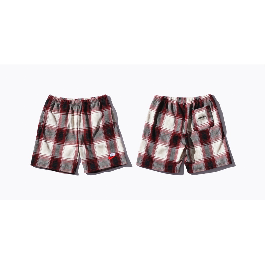 Details on Supreme Nike Plaid Sweatshort  from fall winter
                                                    2018 (Price is $108)