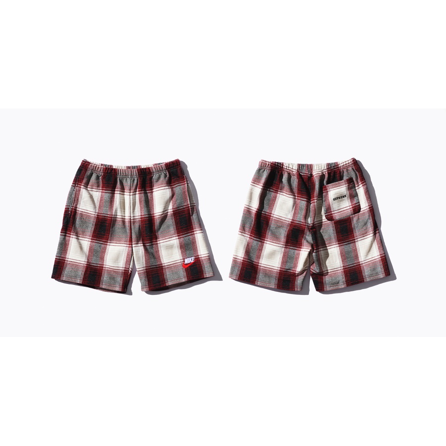 Supreme Supreme Nike Plaid Sweatshort (FW18) - $108