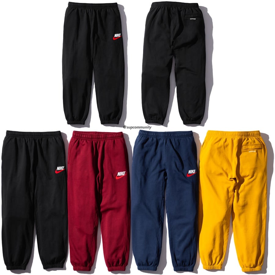 Supreme Supreme Nike Sweatpant for fall winter 18 season