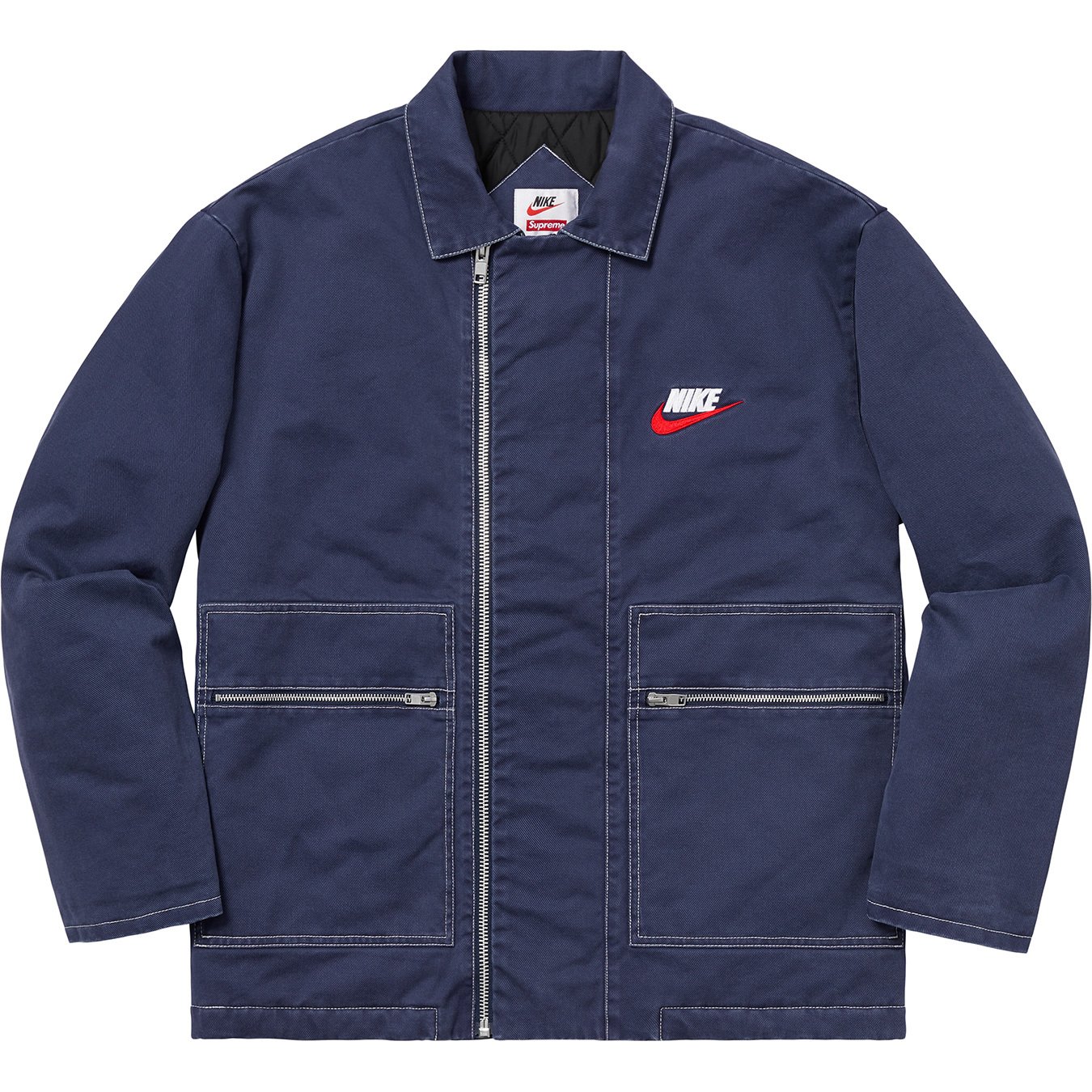 Nike Double Zip Quilted Work Jacket - fall winter 2018 - Supreme