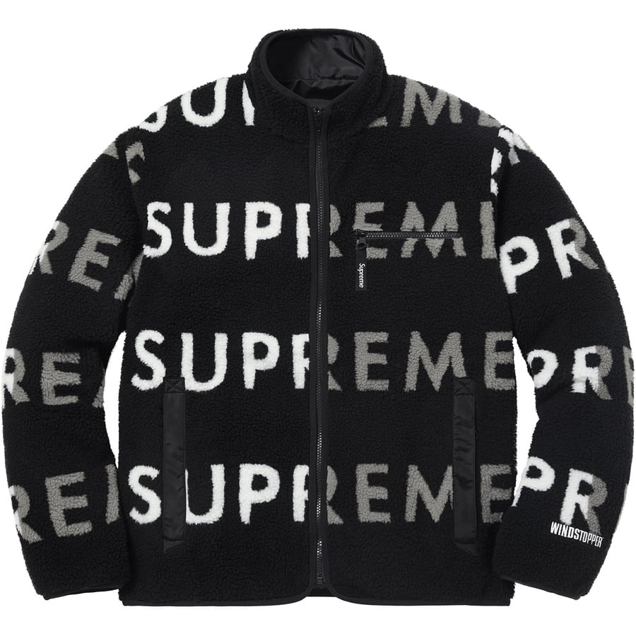 Reversible Logo Fleece Jacket - fall winter 2018 - Supreme