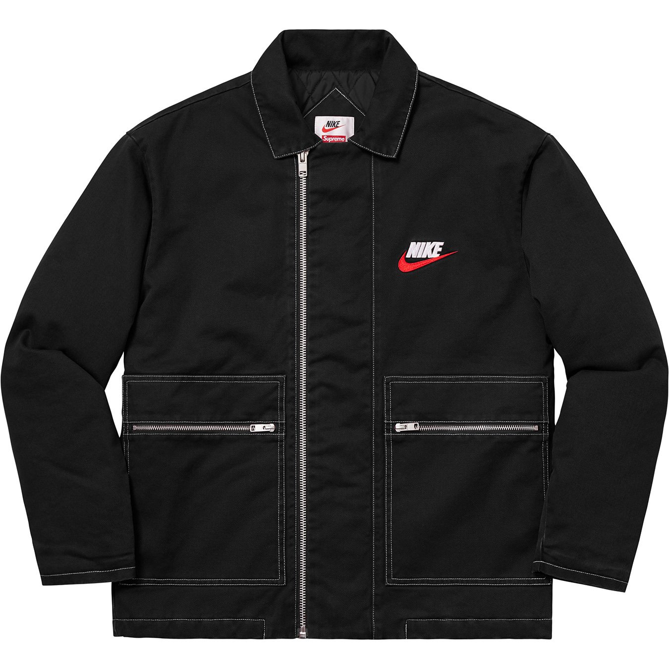 Nike Double Zip Quilted Work Jacket - fall winter 2018 - Supreme