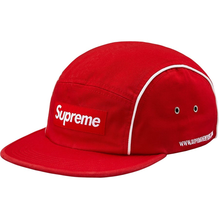 Details on Piping Camp Cap Red from fall winter 2018 (Price is $48)