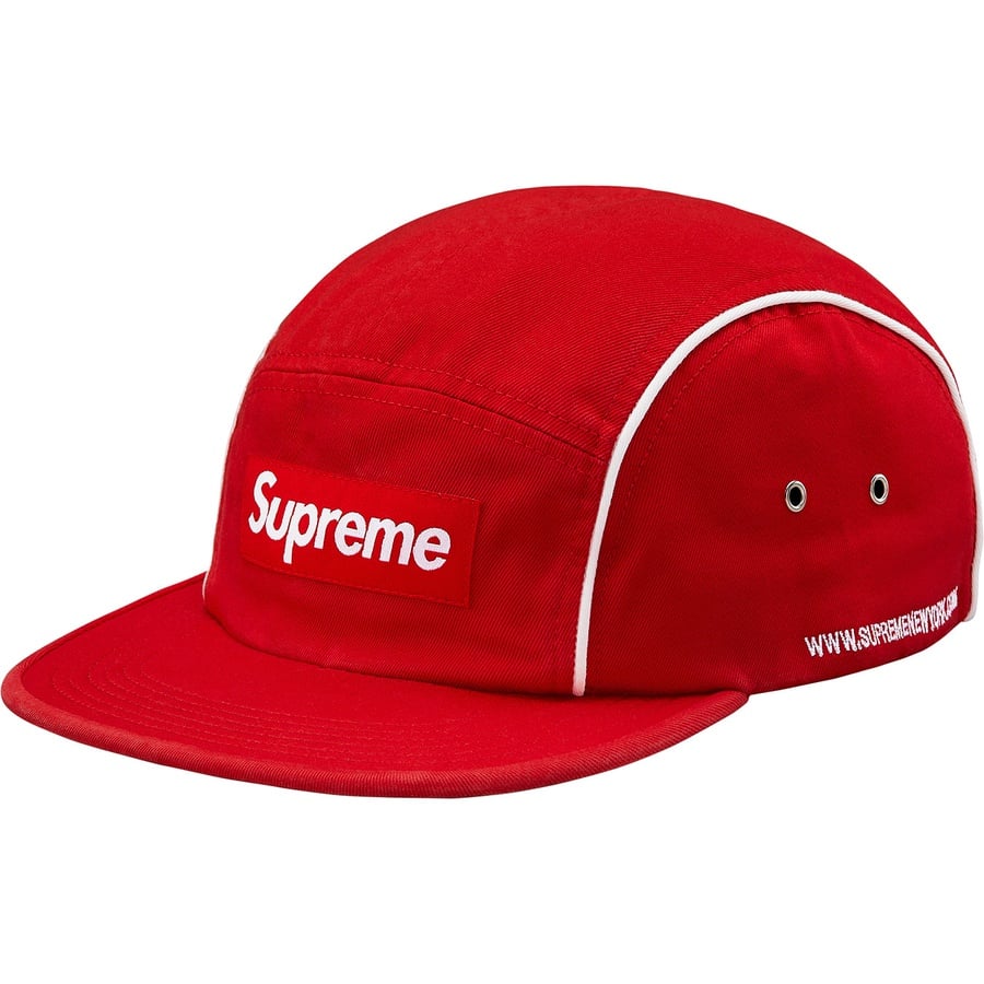 Details on Piping Camp Cap Red from fall winter
                                                    2018 (Price is $48)