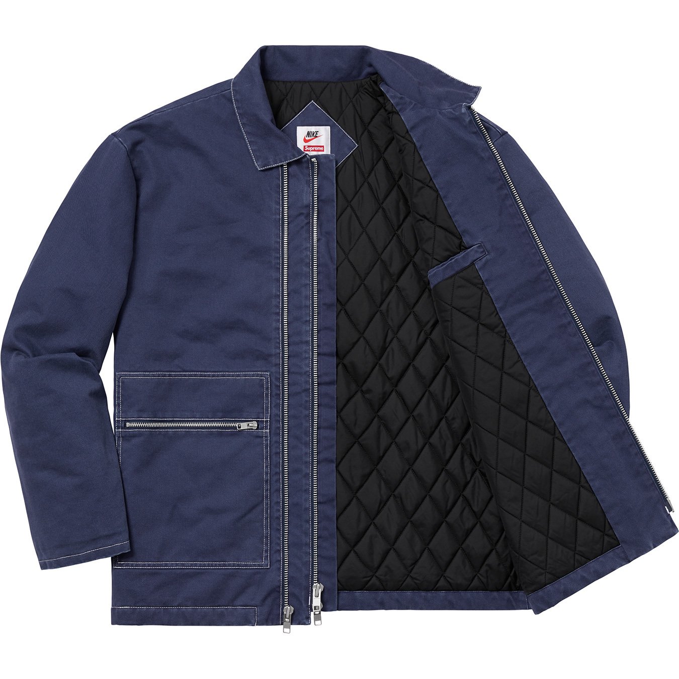 Nike Double Zip Quilted Work Jacket - fall winter 2018 - Supreme