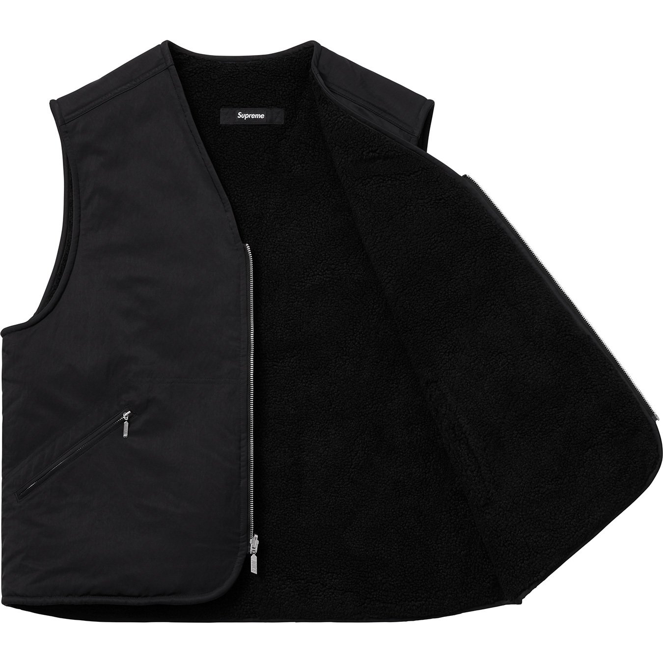 Supreme®/Nike® Reversible Nylon Sherpa Vest - Supreme Community