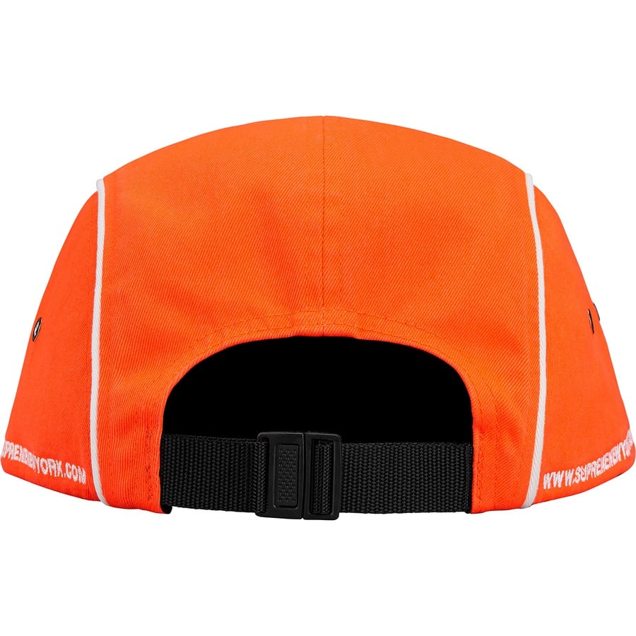 Details on Piping Camp Cap Neon Orange from fall winter
                                                    2018 (Price is $48)