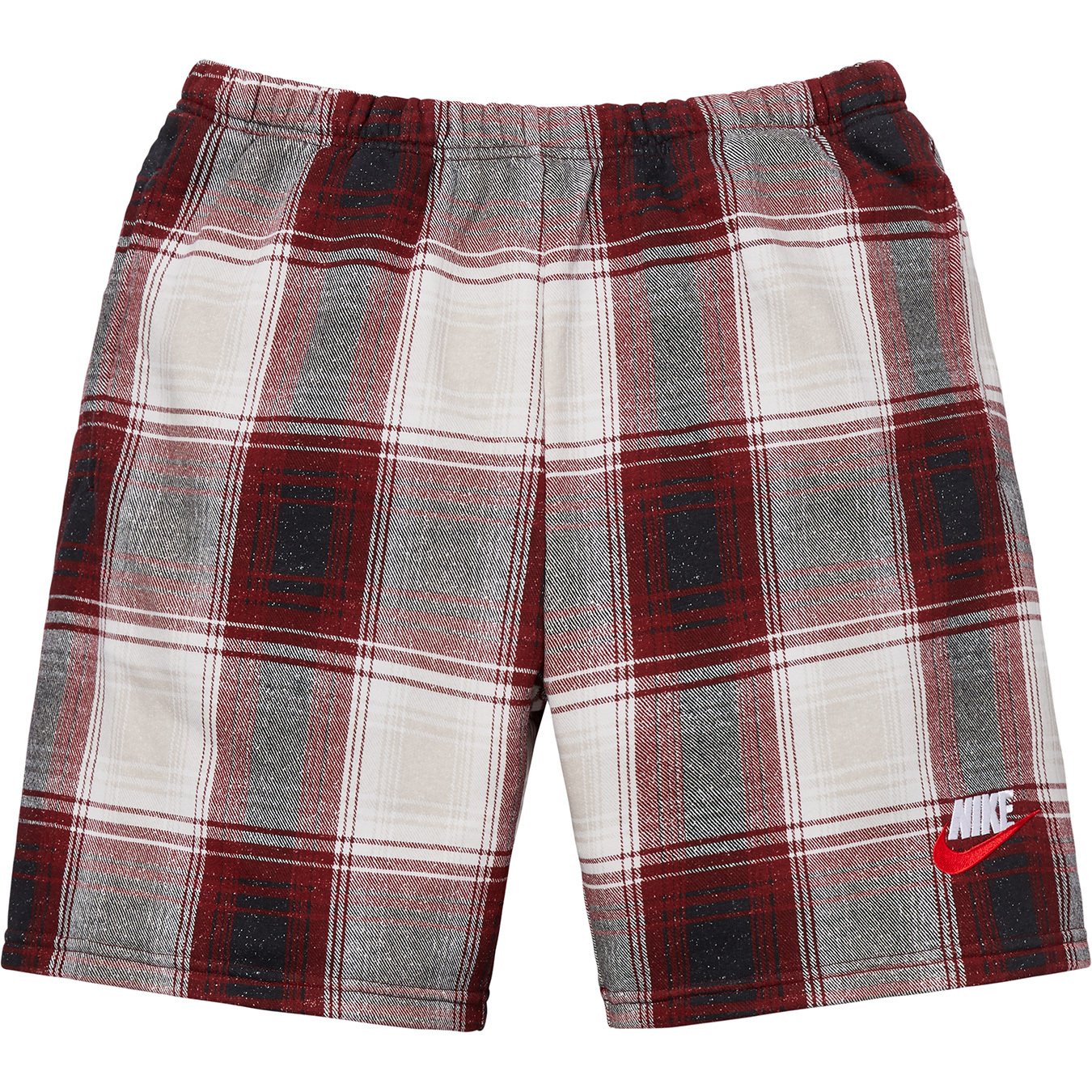 Nike Plaid Sweatshort - fall winter 2018 - Supreme