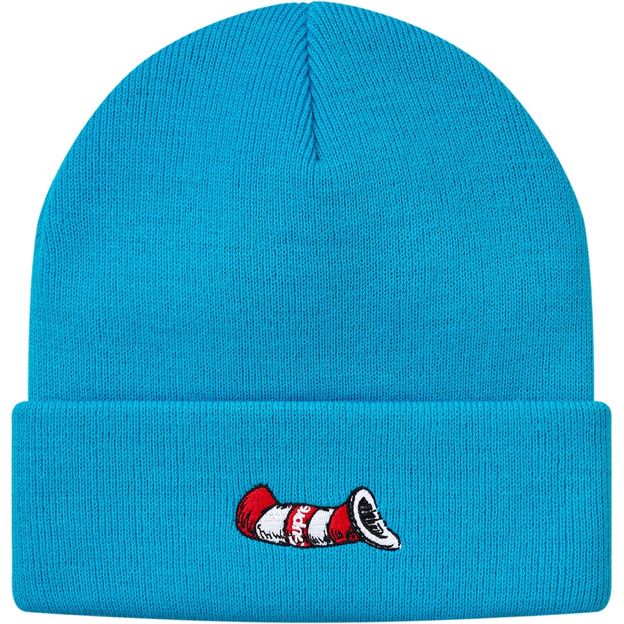 Details on Cat in the Hat Beanie Blue from fall winter
                                                    2018 (Price is $36)