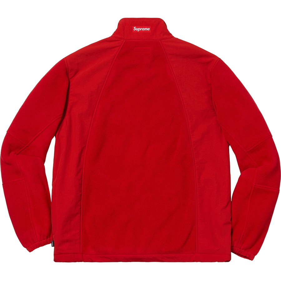 Details on Polartec Zip Up Jacket Red from fall winter
                                                    2018 (Price is $218)