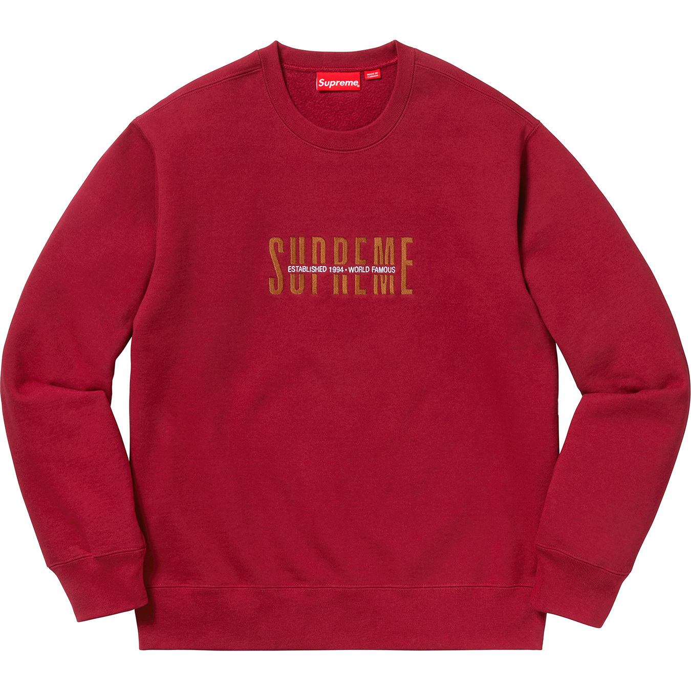 supreme world famous crewneck Sサイズ