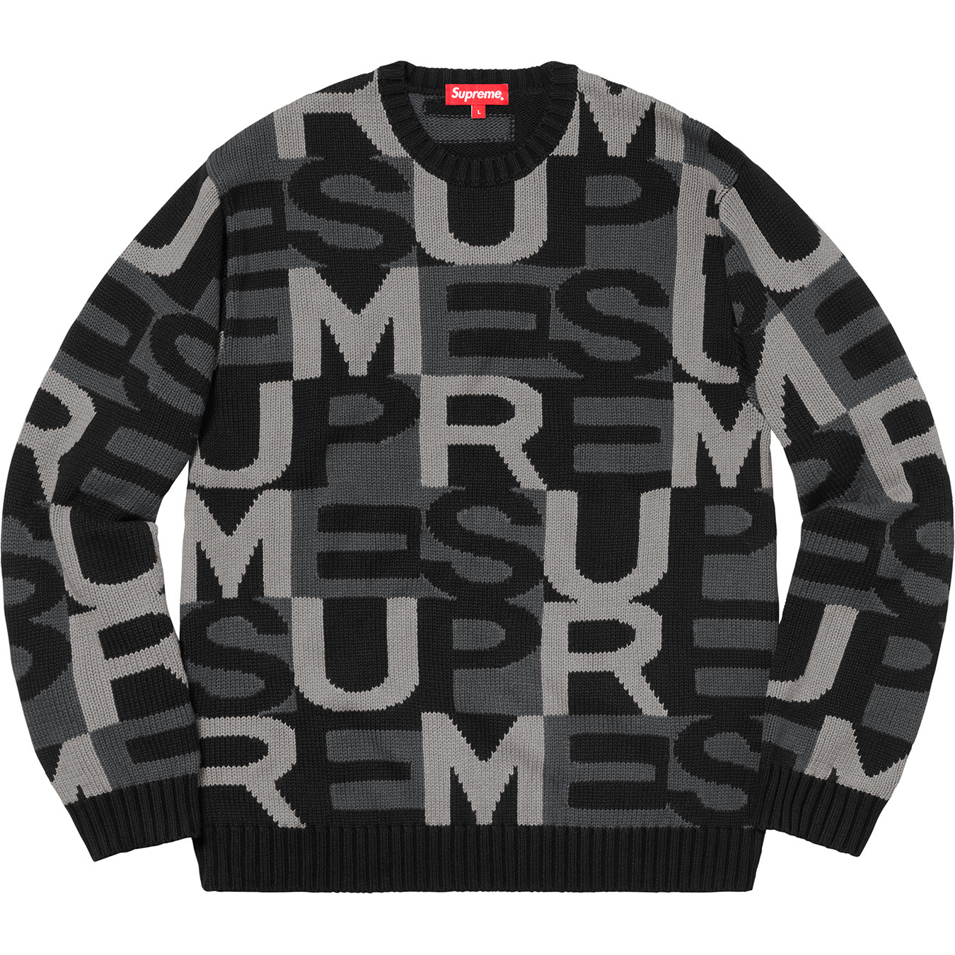 Big Letters Sweater - Supreme Community