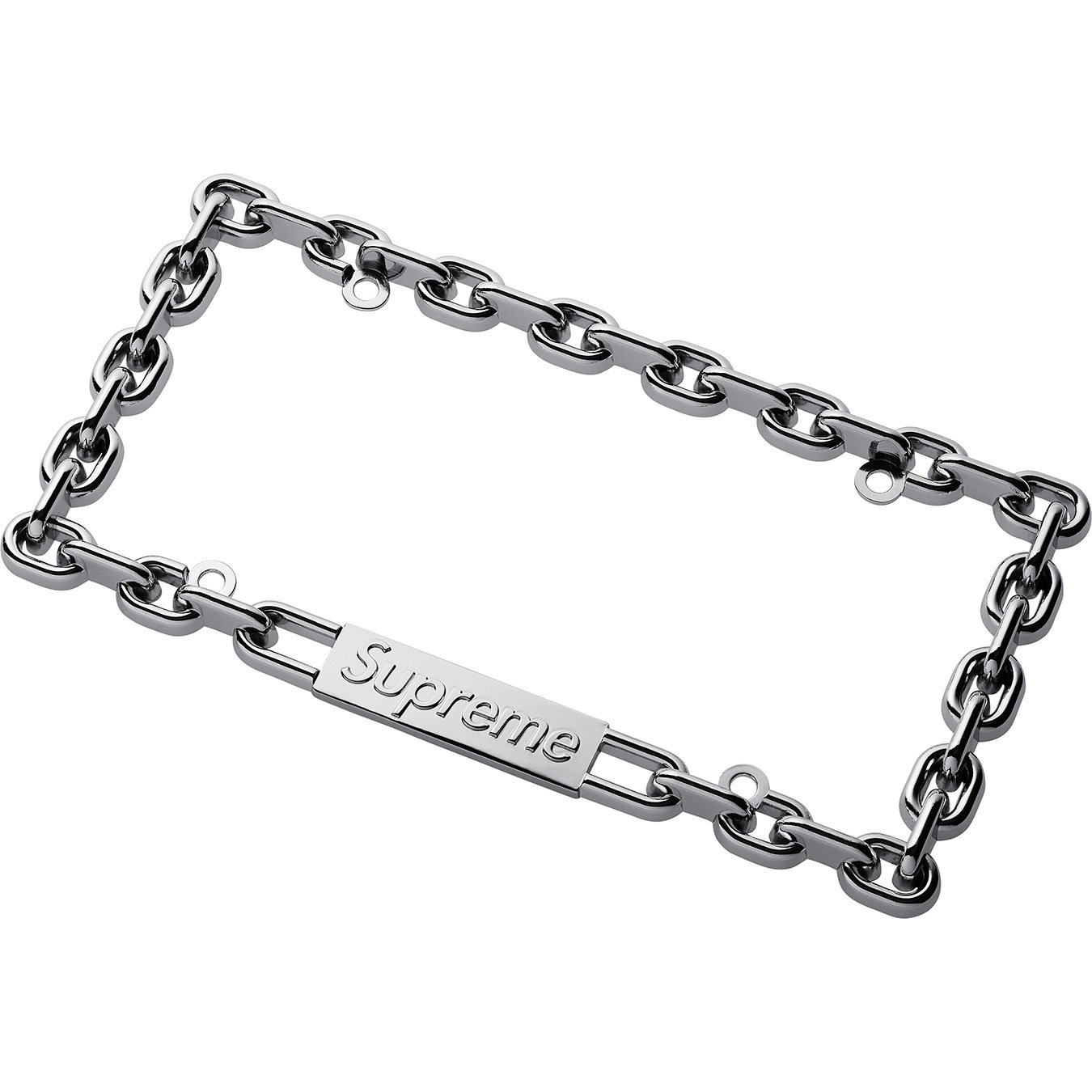 Chain License Plate Frame - fall winter 2018 - Supreme