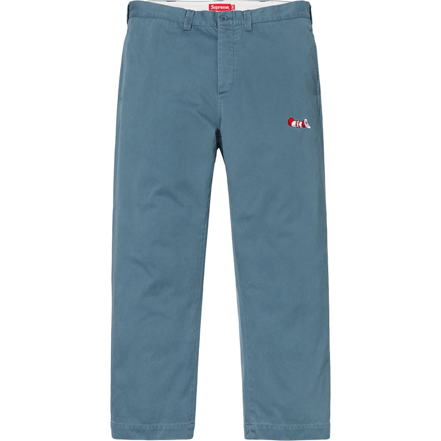 Details on Cat in the Hat Chino Pant Slate from fall winter
                                                    2018 (Price is $148)