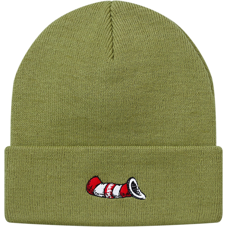 Details on Cat in the Hat Beanie Light Olive from fall winter 2018 (Price is $36)