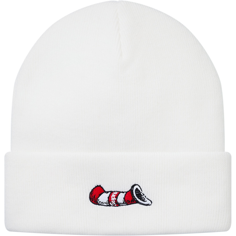 Details on Cat in the Hat Beanie White from fall winter
                                                    2018 (Price is $36)