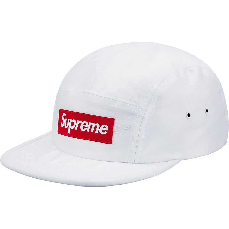 Supreme Liquid Silk Camp Cap (FW18) - White - $54