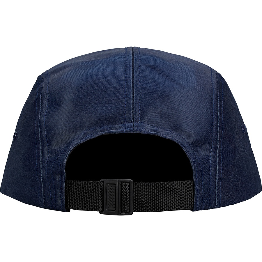 Details on Liquid Silk Camp Cap Navy from fall winter 2018 (Price is $54)